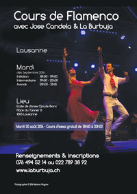 Cours Flamenco Lausanne 2016 Cours Flamenco Lausanne