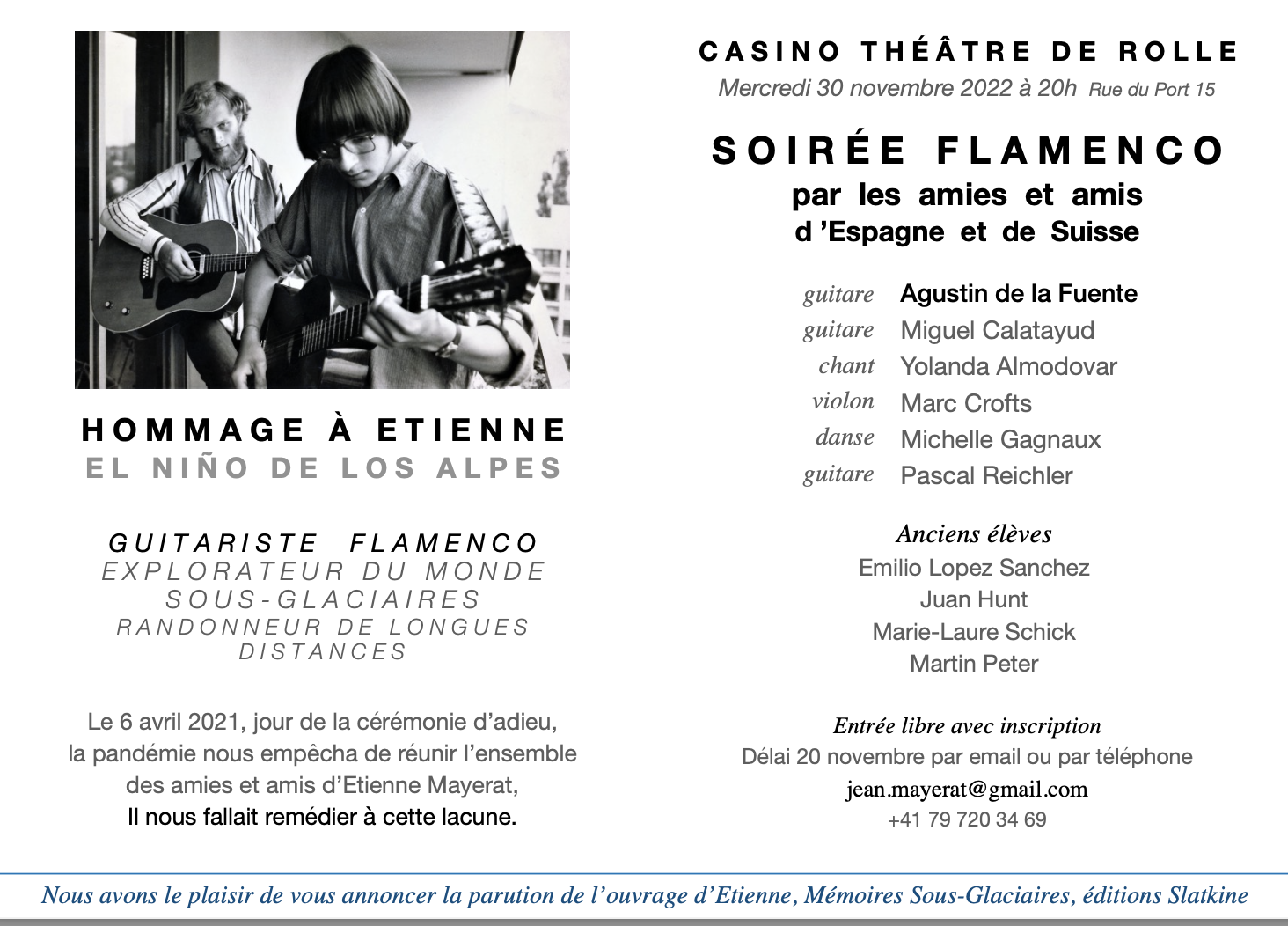 Hommage à Etienne